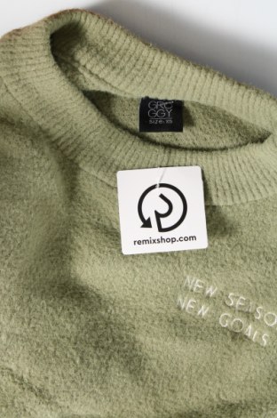 Γυναικείο πουλόβερ Groggy, Μέγεθος XS, Χρώμα Πράσινο, Τιμή 3,05 €