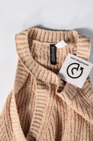 Дамски пуловер H&M Divided, Размер M, Цвят Бежов, Цена 6,67 лв.