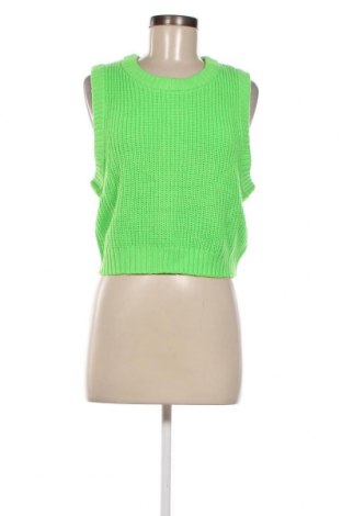 Дамски пуловер H&M Divided, Размер L, Цвят Зелен, Цена 13,05 лв.