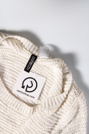 Дамски пуловер H&M Divided, Размер XS, Цвят Бял, Цена 3,77 лв.