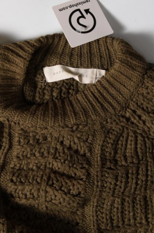 Дамски пуловер Happy x Nature, Размер L, Цвят Зелен, Цена 7,25 лв.