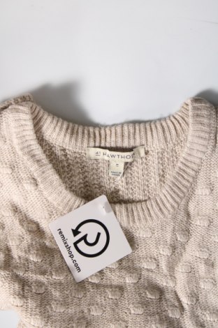 Дамски пуловер Hawthorne, Размер S, Цвят Бежов, Цена 7,25 лв.