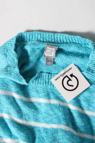Дамски пуловер Jcp, Размер L, Цвят Син, Цена 8,70 лв.