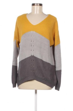 Дамски пуловер Jean Pascale, Размер S, Цвят Многоцветен, Цена 29,00 лв.