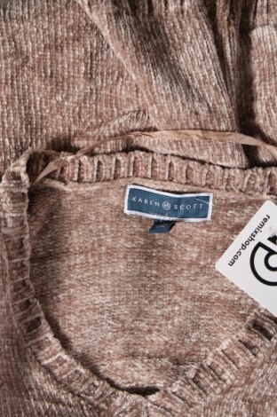 Дамски пуловер Karen Scott, Размер M, Цвят Бежов, Цена 8,70 лв.