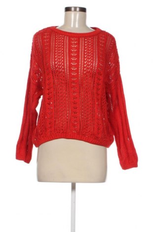 Дамски пуловер LCW, Размер M, Цвят Червен, Цена 29,00 лв.
