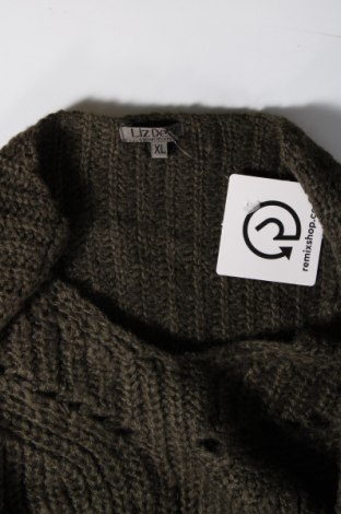 Γυναικείο πουλόβερ Liz Devy, Μέγεθος L, Χρώμα Πράσινο, Τιμή 4,49 €