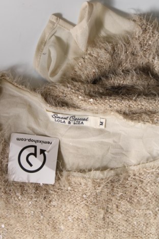 Дамски пуловер Lola & Liza, Размер M, Цвят Бежов, Цена 8,70 лв.