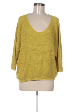 Дамски пуловер Made In Italy, Размер M, Цвят Жълт, Цена 3,77 лв.