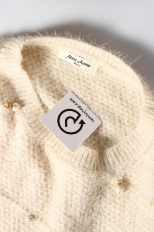 Γυναικείο πουλόβερ Miss Charm, Μέγεθος M, Χρώμα  Μπέζ, Τιμή 5,38 €
