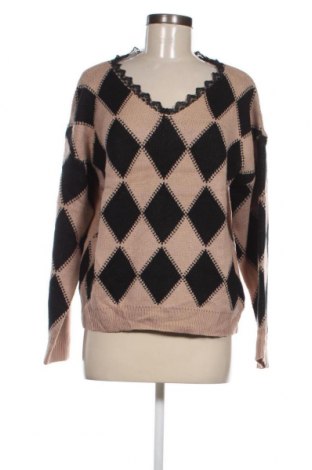 Дамски пуловер MissLook, Размер S, Цвят Бежов, Цена 3,48 лв.
