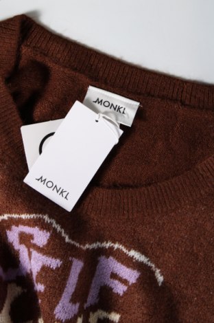 Дамски пуловер Monki, Размер XL, Цвят Кафяв, Цена 11,76 лв.