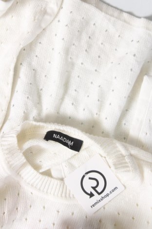 Дамски пуловер Naanaa, Размер M, Цвят Бял, Цена 26,10 лв.