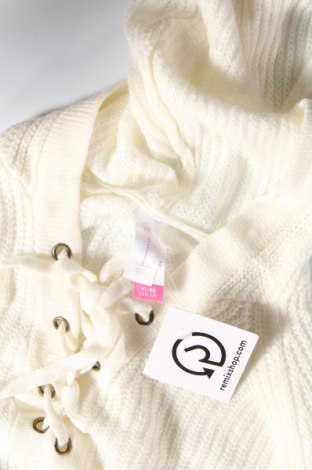 Γυναικείο πουλόβερ No Boundaries, Μέγεθος L, Χρώμα Λευκό, Τιμή 5,38 €