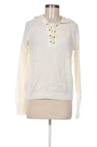 Γυναικείο πουλόβερ No Boundaries, Μέγεθος L, Χρώμα Λευκό, Τιμή 2,87 €