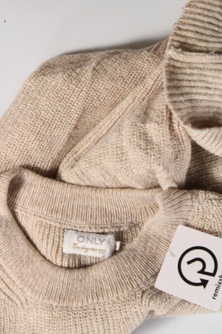 Дамски пуловер ONLY, Размер L, Цвят Кафяв, Цена 6,80 лв.