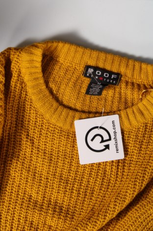 Γυναικείο πουλόβερ Poof, Μέγεθος M, Χρώμα Κίτρινο, Τιμή 5,38 €