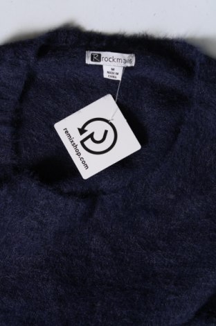 Γυναικείο πουλόβερ Rockmans, Μέγεθος M, Χρώμα Μπλέ, Τιμή 4,49 €