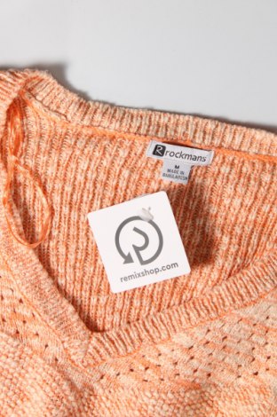 Дамски пуловер Rockmans, Размер M, Цвят Оранжев, Цена 5,80 лв.