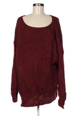 Damenpullover SHEIN, Größe 3XL, Farbe Rot, Preis 23,71 €