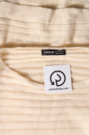Дамски пуловер SHEIN, Размер M, Цвят Екрю, Цена 5,22 лв.