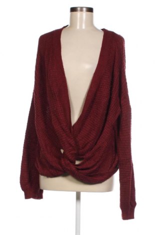 Γυναικείο πουλόβερ SHEIN, Μέγεθος XL, Χρώμα Κόκκινο, Τιμή 1,97 €