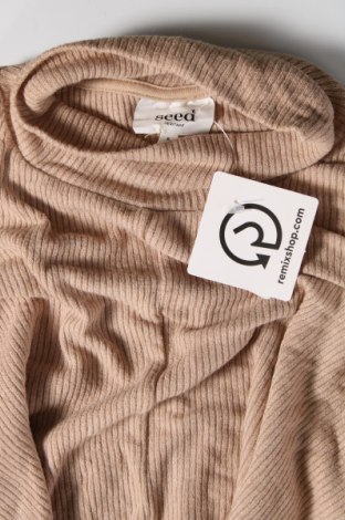 Дамски пуловер Seed, Размер S, Цвят Бежов, Цена 15,40 лв.