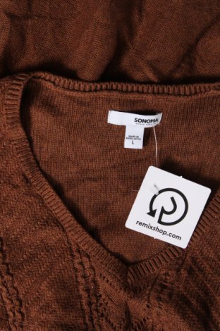 Γυναικείο πουλόβερ Sonoma, Μέγεθος L, Χρώμα Καφέ, Τιμή 5,38 €