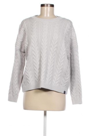 Γυναικείο πουλόβερ Superdry, Μέγεθος L, Χρώμα Γκρί, Τιμή 47,94 €