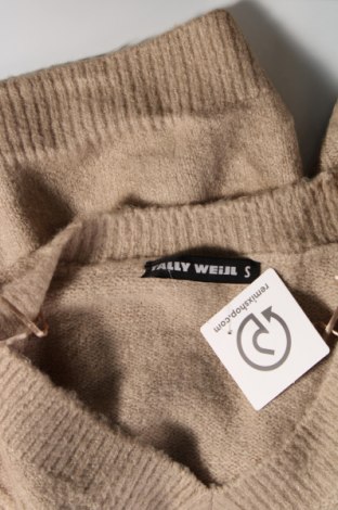 Дамски пуловер Tally Weijl, Размер S, Цвят Бежов, Цена 8,70 лв.