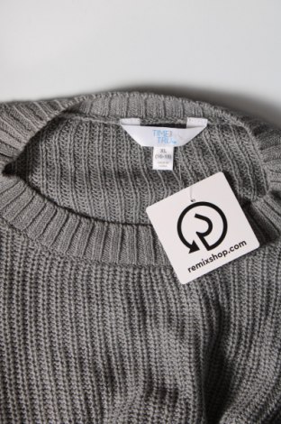 Γυναικείο πουλόβερ Time and tru, Μέγεθος XL, Χρώμα Γκρί, Τιμή 4,49 €