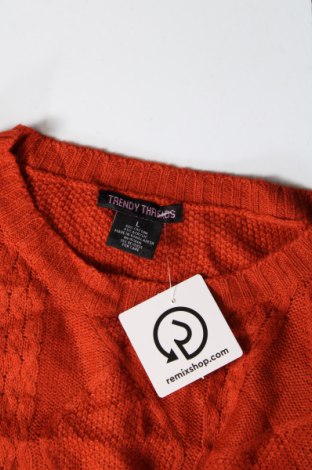 Дамски пуловер Trendy Threads, Размер L, Цвят Оранжев, Цена 9,60 лв.