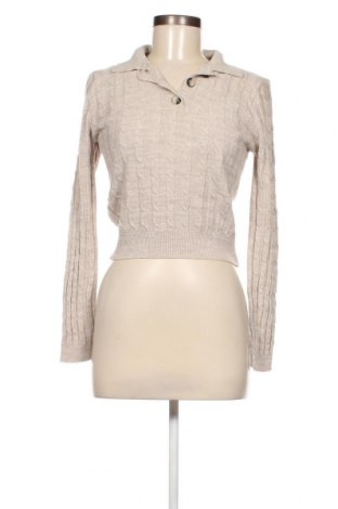 Дамски пуловер Trendyol, Размер L, Цвят Бежов, Цена 21,75 лв.