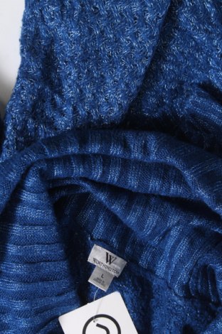 Γυναικείο πουλόβερ Worthington, Μέγεθος L, Χρώμα Μπλέ, Τιμή 5,38 €