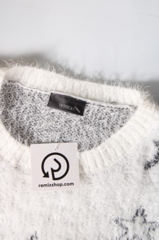Γυναικείο πουλόβερ Yessica, Μέγεθος L, Χρώμα Λευκό, Τιμή 3,05 €