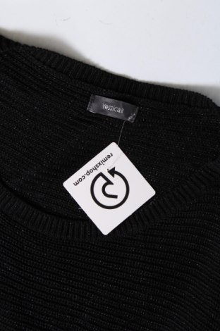 Дамски пуловер Yessica, Размер M, Цвят Черен, Цена 6,67 лв.