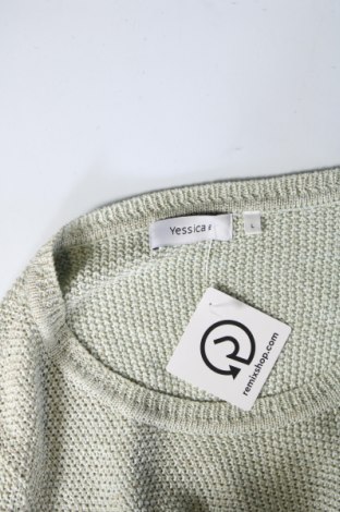 Γυναικείο πουλόβερ Yessica, Μέγεθος L, Χρώμα Πράσινο, Τιμή 4,49 €
