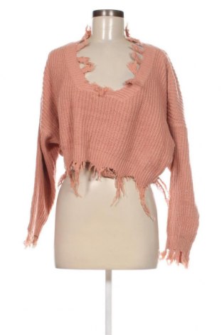 Γυναικείο πουλόβερ Zaful, Μέγεθος M, Χρώμα Ρόζ , Τιμή 1,97 €