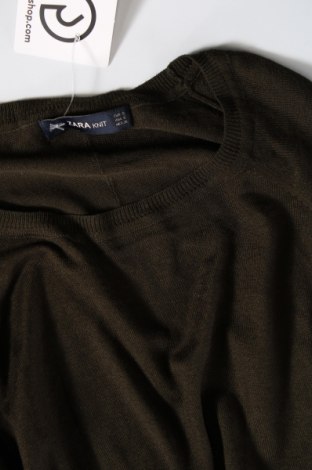 Дамски пуловер Zara, Размер S, Цвят Зелен, Цена 6,60 лв.