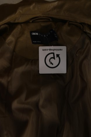 Dámská kožená bunda  ASOS, Velikost XS, Barva Zelená, Cena  306,00 Kč
