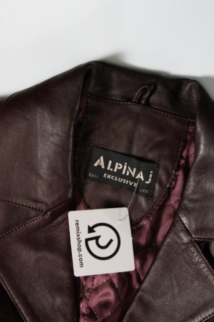 Γυναικείο δερμάτινο μπουφάν Alpina, Μέγεθος M, Χρώμα Κόκκινο, Τιμή 76,77 €