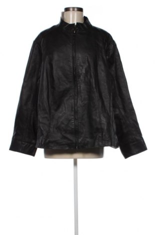 Γυναικείο δερμάτινο μπουφάν Anna Aura, Μέγεθος 4XL, Χρώμα Μαύρο, Τιμή 99,59 €