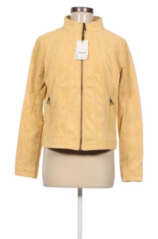Damen Lederjacke Desigual, Größe XL, Farbe Gelb, Preis 82,99 €