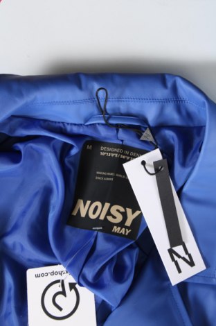 Dámska kožená bunda  Noisy May, Veľkosť M, Farba Modrá, Cena  14,83 €