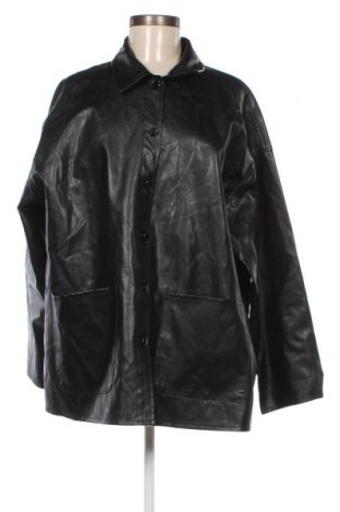 Dámská kožená bunda  SHEIN, Velikost M, Barva Černá, Cena  781,00 Kč