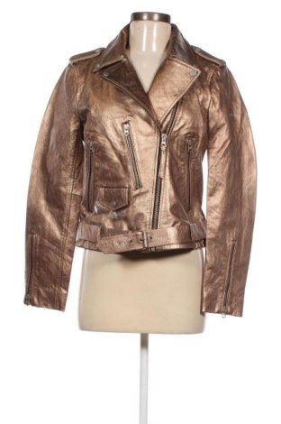 Dámská kožená bunda  Superdry, Velikost M, Barva Zlatistá, Cena  2 174,00 Kč