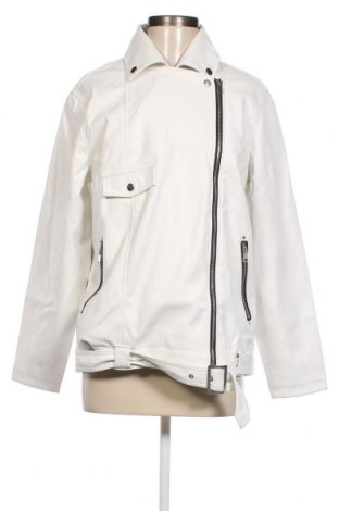 Damen Lederjacke Threadbare, Größe M, Farbe Weiß, Preis 40,72 €