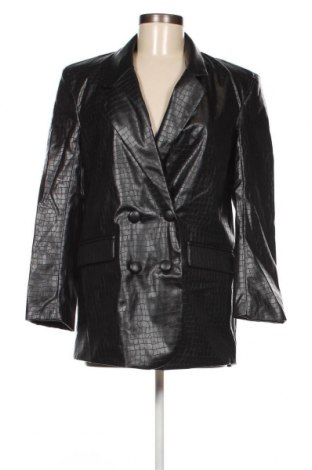 Γυναικείο δερμάτινο μπουφάν Vero Moda, Μέγεθος S, Χρώμα Μαύρο, Τιμή 42,27 €