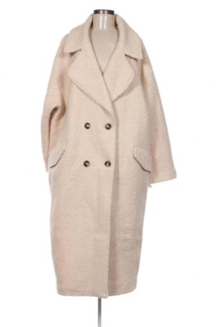 Дамско палто ASOS, Размер XL, Цвят Екрю, Цена 115,60 лв.
