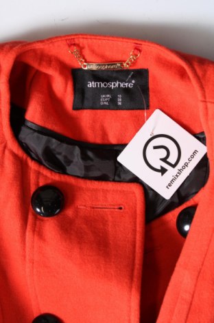 Γυναικείο παλτό Atmosphere, Μέγεθος S, Χρώμα Πορτοκαλί, Τιμή 7,28 €